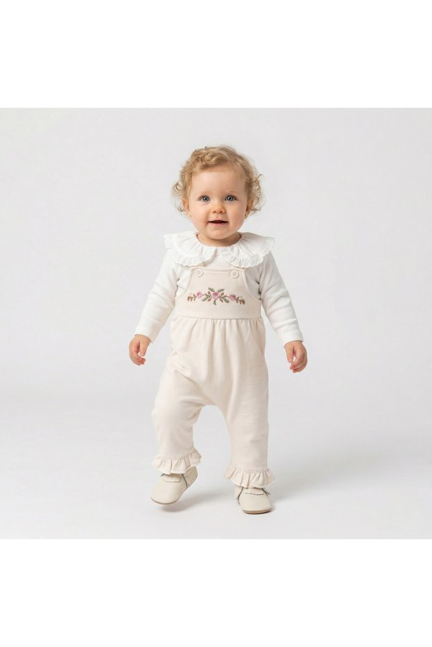 Baby Rose Embroidered Innerwear Girls Slopet