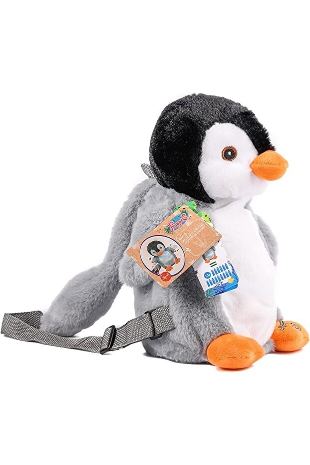 Flappers Penguin Backpack flaps its wingsEcoPlush30 cm - 5