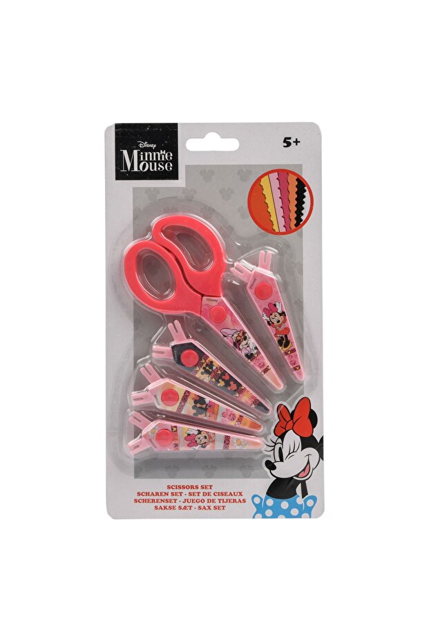 Scissors with 5 differentinterchangeable serrated bladesMinnie Mouse - 1