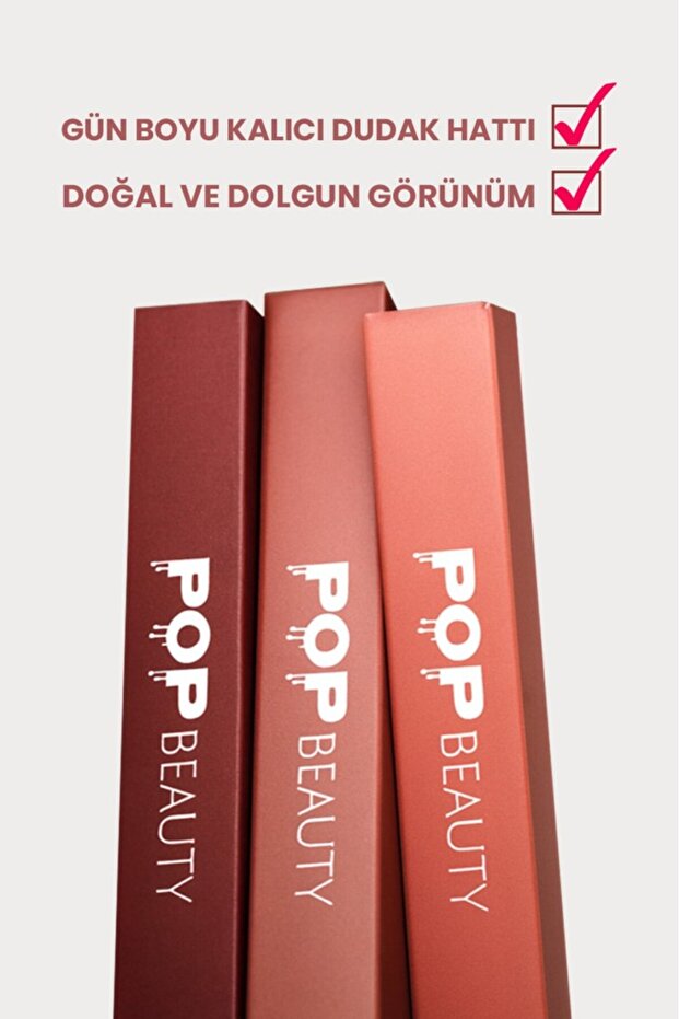 Soyulabilir Dudak Kalemi-Peel-Off Lip Tattoo, P01 PEMBE 8684415590299 - 7
