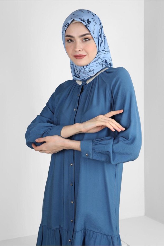 ALVINA FLOWER PATTERN SCARF 8230