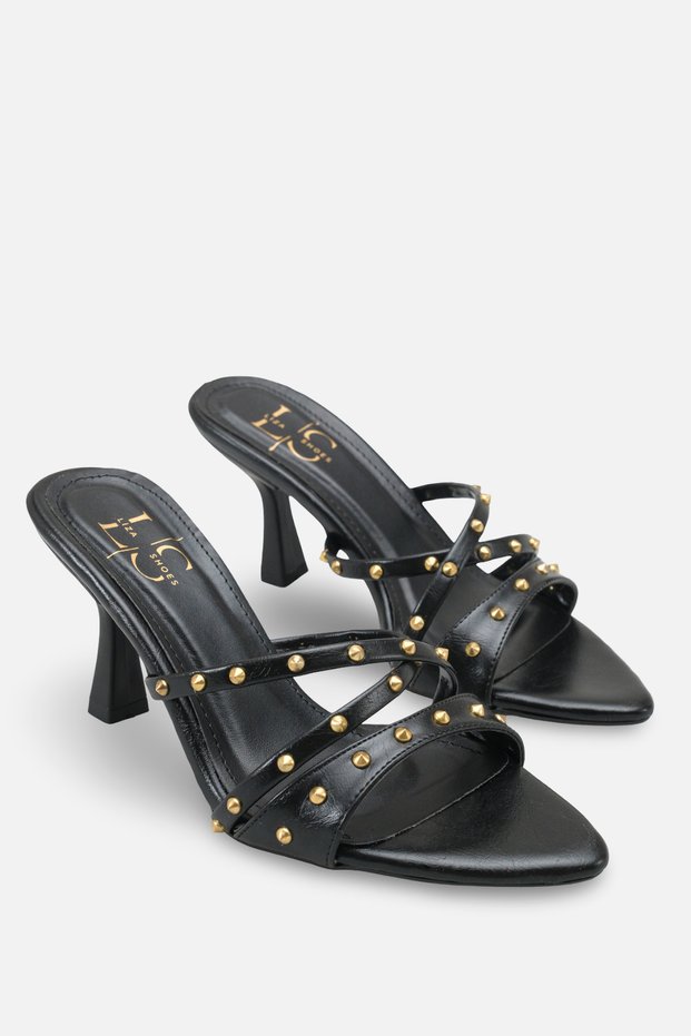 Yade Women's Heels with Upper Buckle Slipper A006-K1904