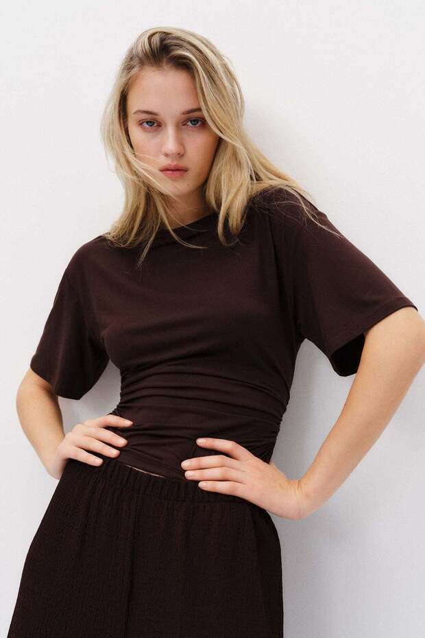 Ruched T-shirt