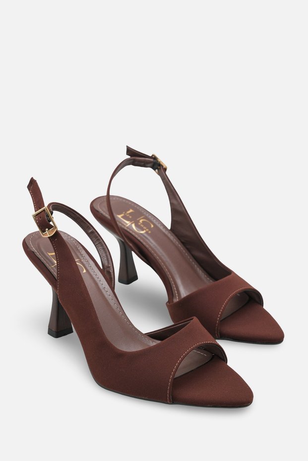 Lulu Women's Open Back and Front Dress Heeled Shoes A006-K1914