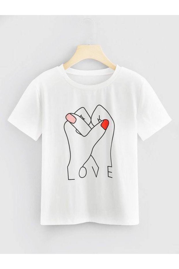 Oversized White Unisex T-Shirt Printed Relaxed Fit Casual Stylish Streetwear