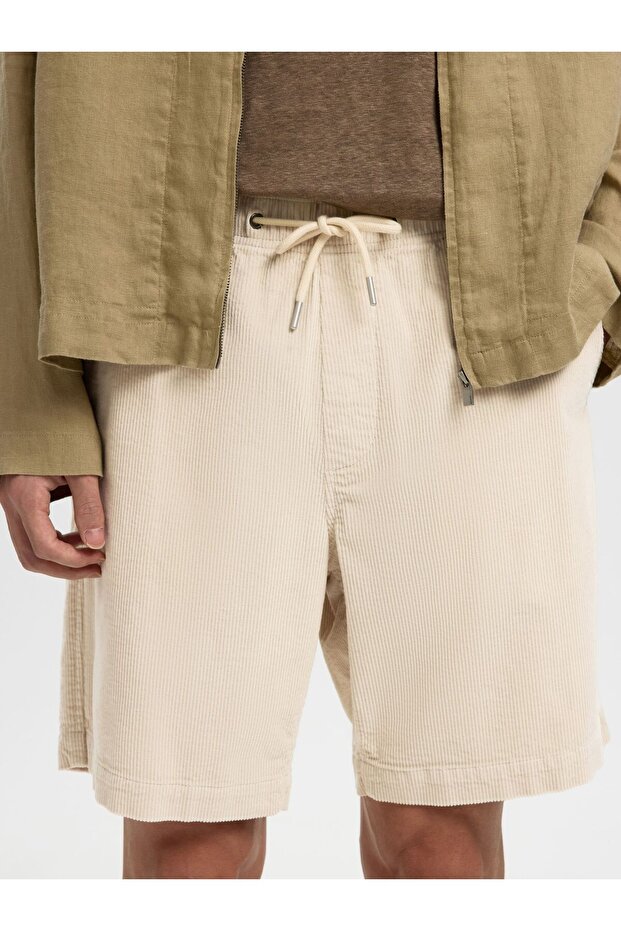 Shorts Regular Fit Cord - 5