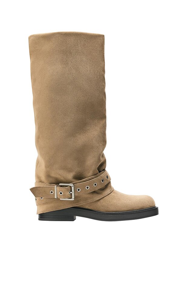 Tokalı çoraplı tayt bot - 2