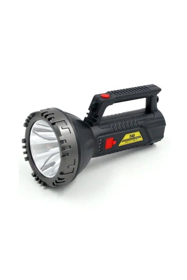 Double LED flashlight, rechargeable battery, 300 lm