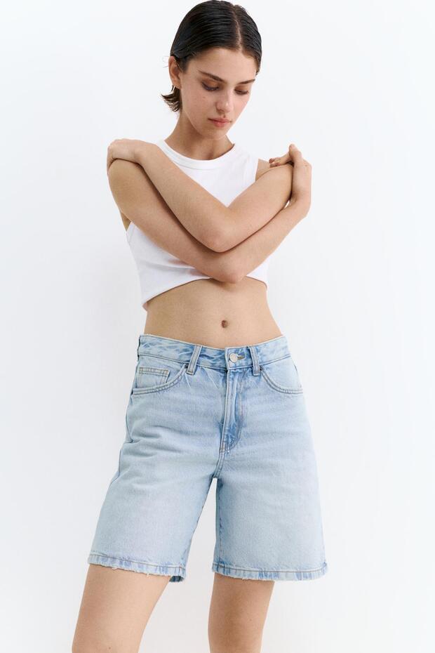 Denim bermuda - 1