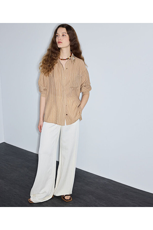 Nakışlı ve işlemeli gömlek - 2