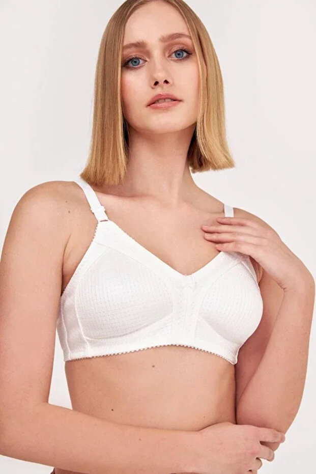 Ecru Simplex Gathering Bra