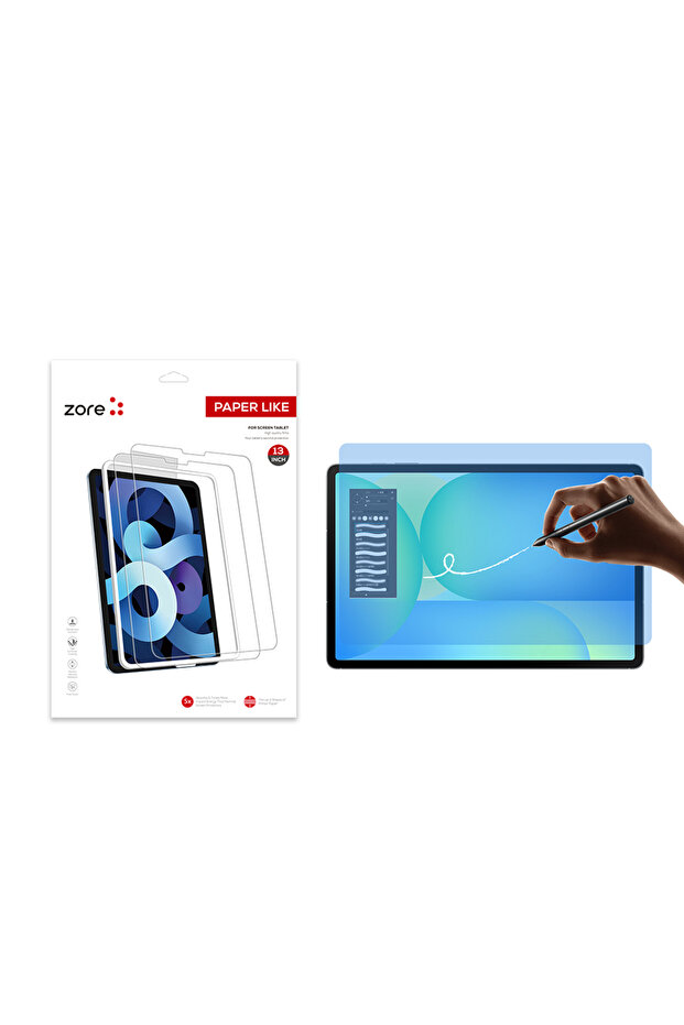 واقي شاشة متوافق مع Samsung Galaxy Tab S10 FE Plus، ذو ملمس ورقي غير لامع