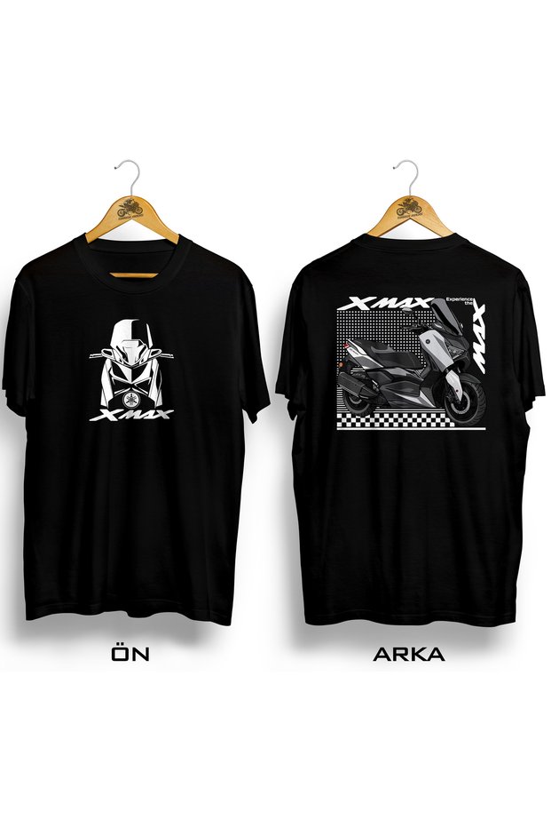 Xmax / Black & White Color / 24/1 Fabric 100% Cotton Tshirt