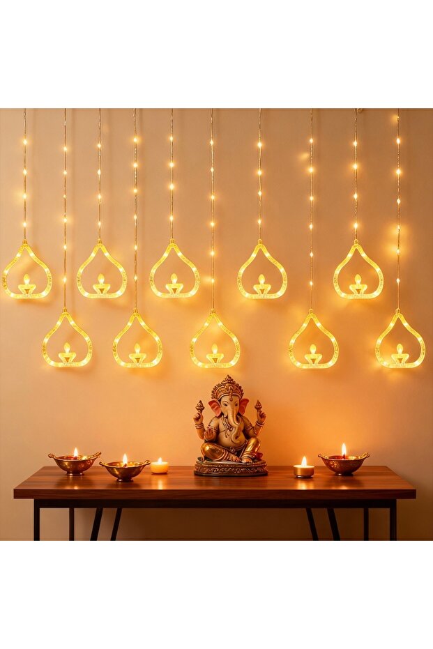 أضواء LED داية بيضاء دافئة (3 متر) - 1