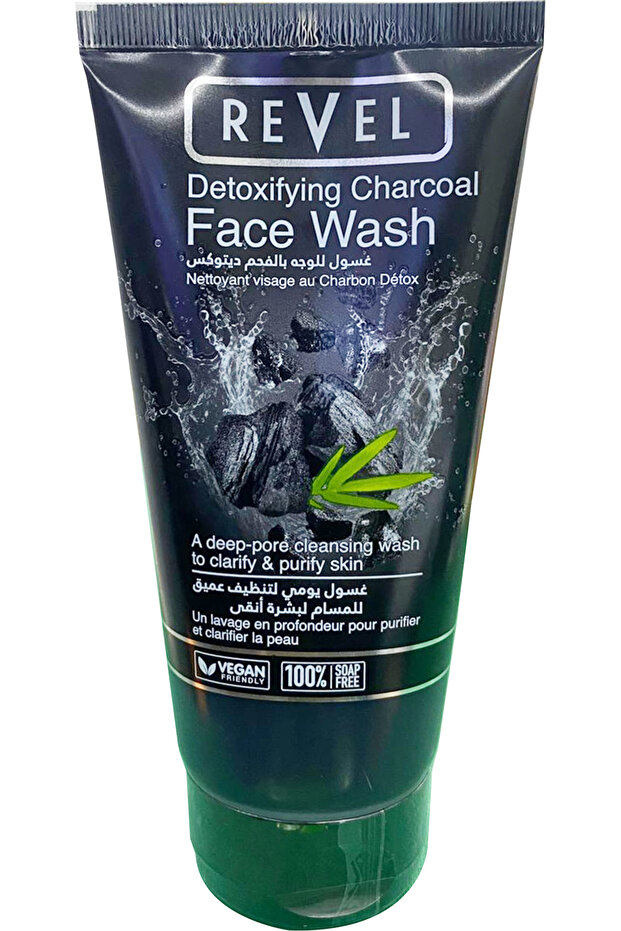 Detoxifying Activated Charcoal Deep Pore Cleansing Face Wash (150ml)