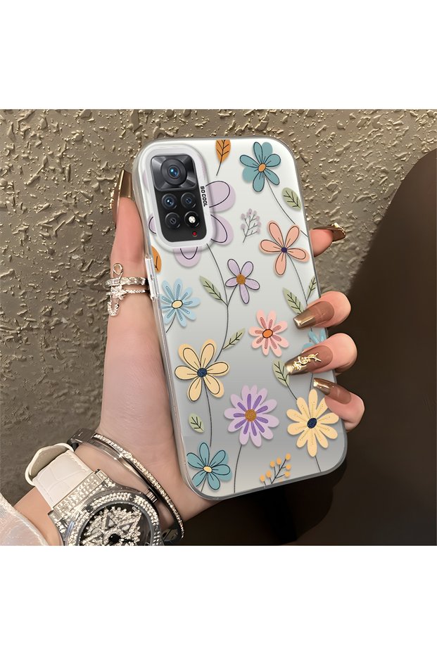 Redmi Note 11 Pro 4G/5G Compatible Stylish Floral Pattern Anti-Drop Phone Case