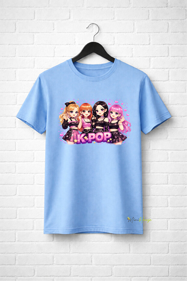 تي شيرت K-POP مقاس كبير