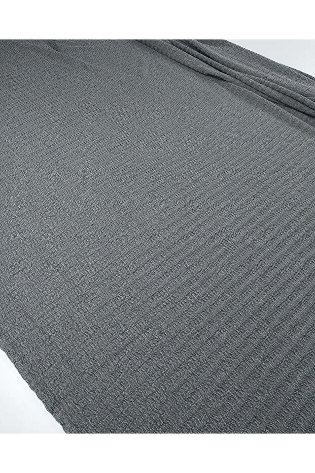 Green and Gray Colorful Wrinkled Jersey Fabric 155X360