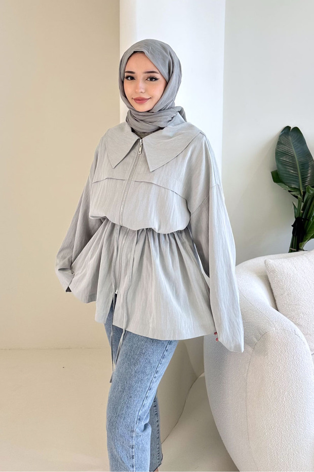 Miso Tunnel Detailed Oversized Cap - Mint Green