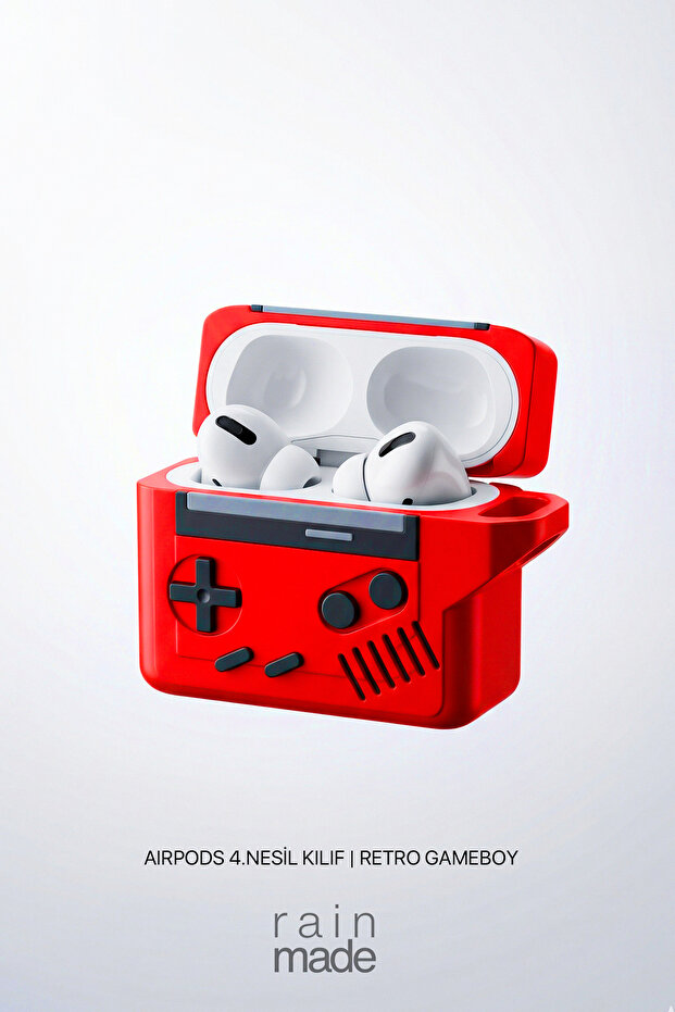 Retro Gameboy Design Earphone Case Compatible with AirPods 4Th Generation