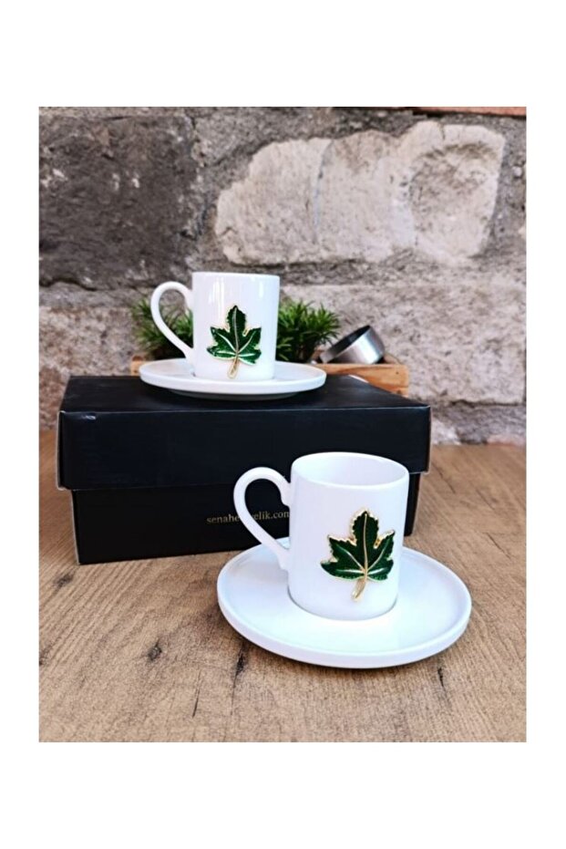 2 Leaf Model Coffee Cup