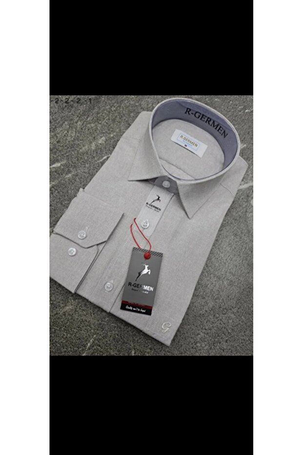 Men's Classic Shirt Linen Fabric Long Sleeve with Pockets