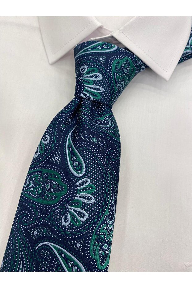 Woven Fabric Patterned Tie - 1