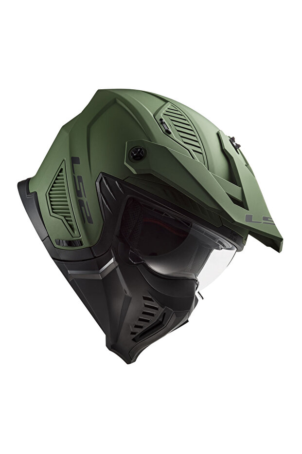DRIFTER MAT YEŞİL KASK - 3