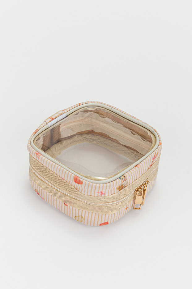Mini Transparent Makeup Bag Cosmetic Organizer Travel Bag