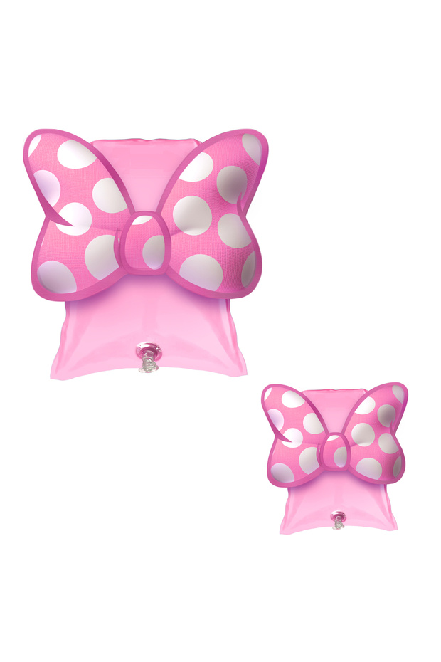 Disney 3D Arm Badns - Minnie - Packed In Color Box - 15 Cm Wide