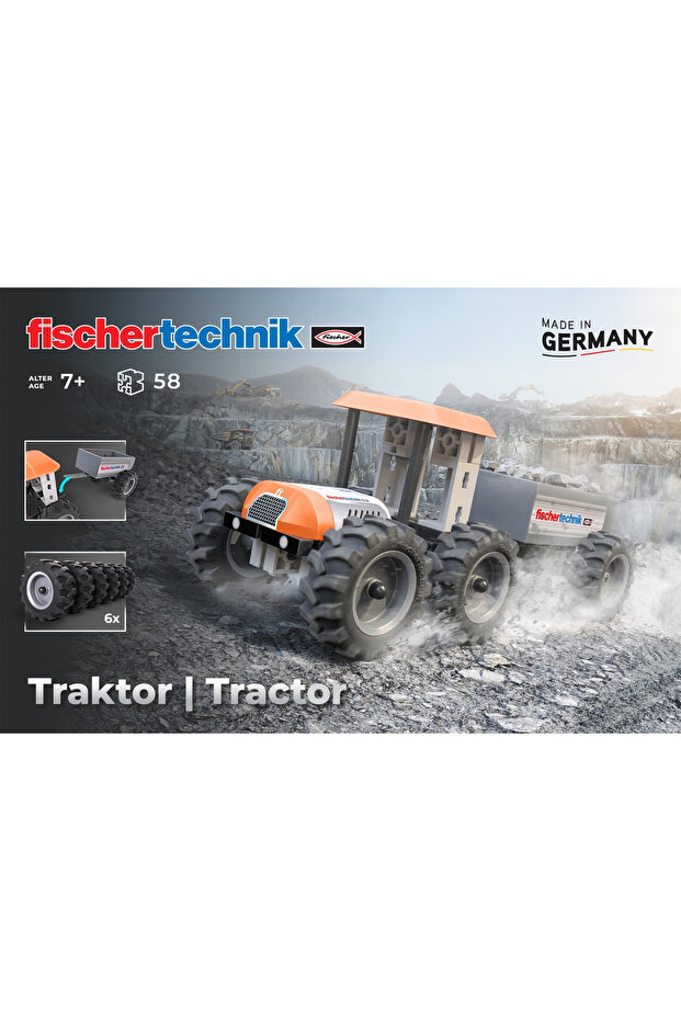 Kit STEM Tractor de asamblat si manevrat, - 3