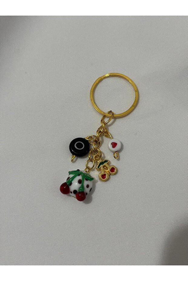 Cherry Detailed Keychain