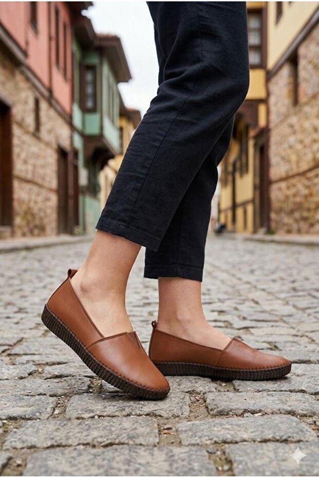7233-1 Anatomical Comfortable Flexible Genuine Leather Women's Shoes