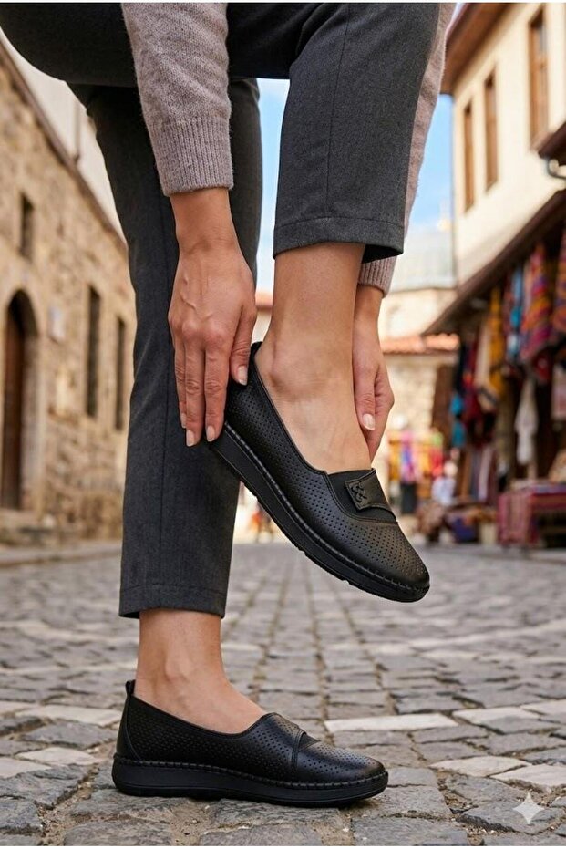 Z542 Anatomical Comfortable Flexible Genuine Leather Women's Shoes