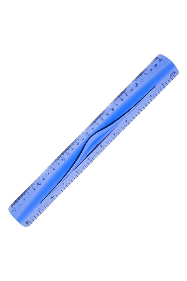 Blue Flexible Ruler 30 centimeters
