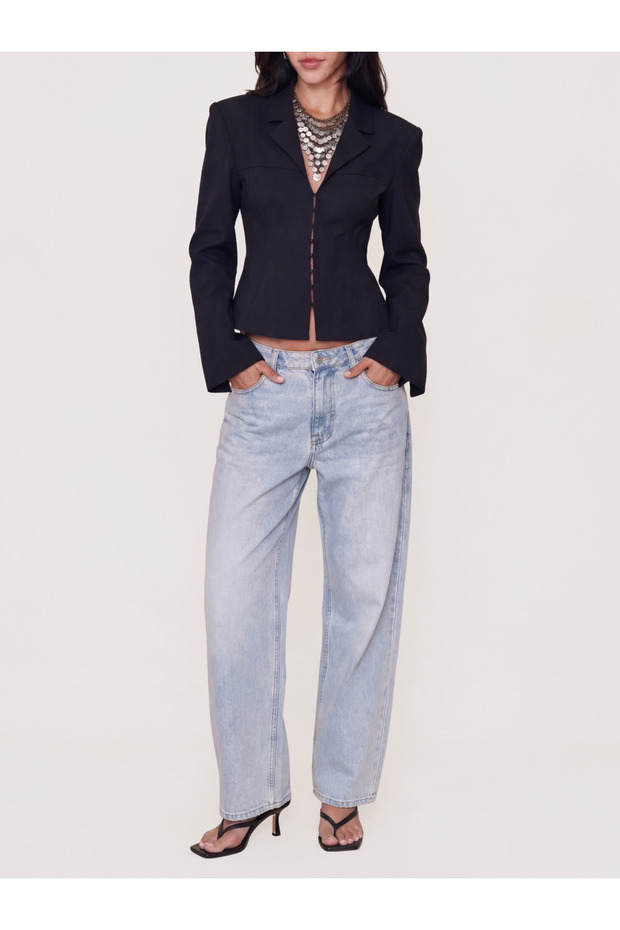 Keten Tailored Blazer Ceket - 2