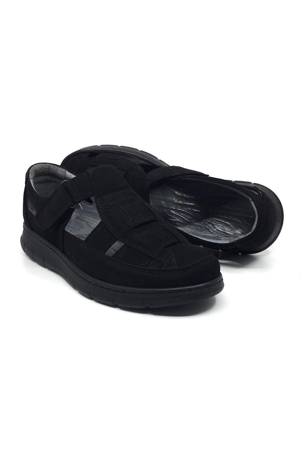 9774 100% Genuine Nubuck Leather Orthopedic Men's Summer Comfortable Slippers Sandals New Season 39-45