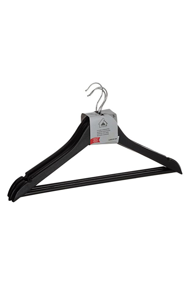 Umerase de Lemn Negre 44.5cm - 3buc - 3