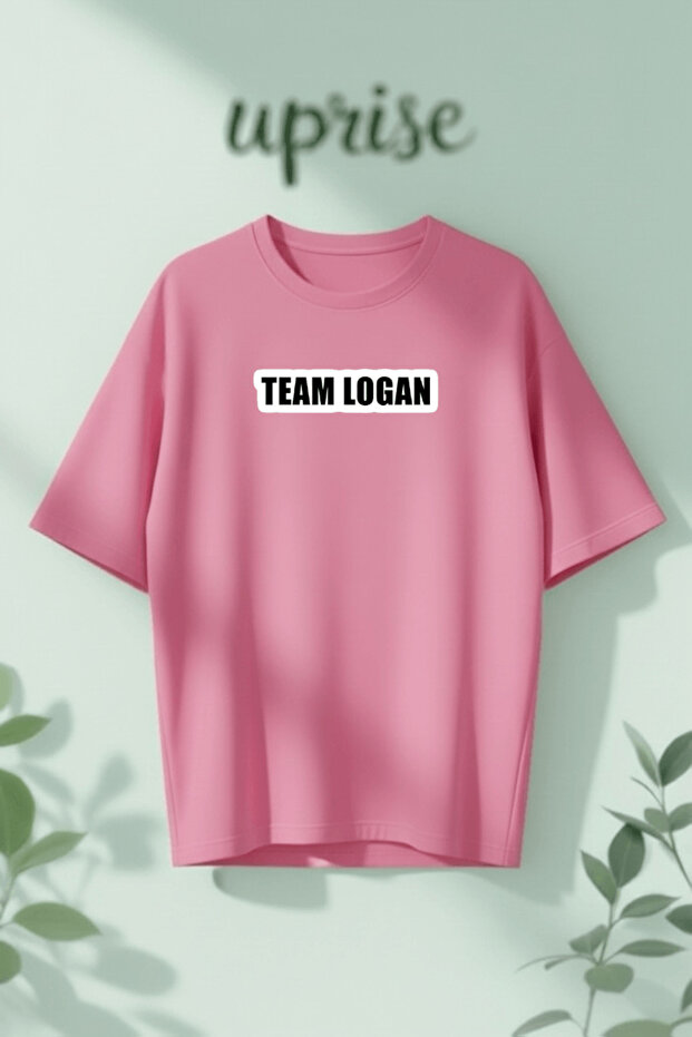 Team Logan Gilmore Girls Printed Cotton Oversize T-Shirt