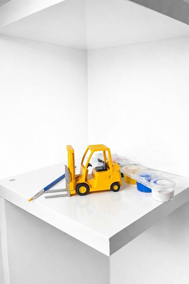 Forklift boyama seti