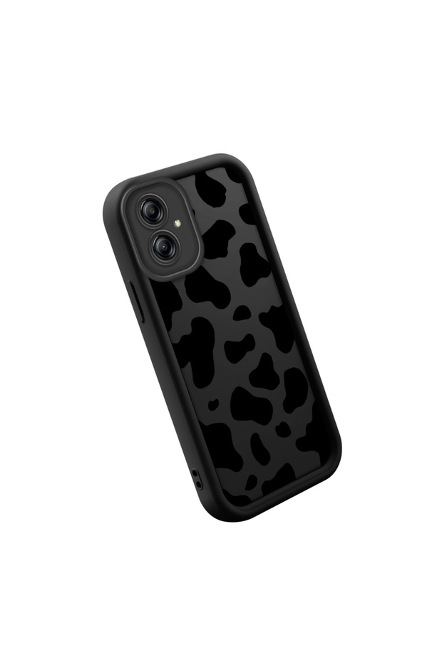 Samsung Galaxy A04E Compatible High Quality Tiger Pattern Black Case