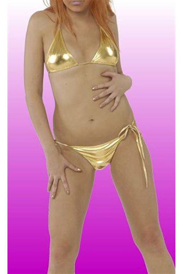 Lame Bikini Set