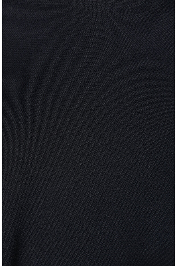 Siyah Basic Örme Bluz - 7