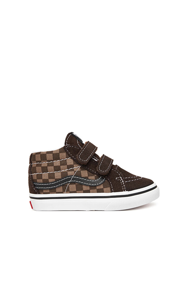 حذاء رياضي Sk8-Mid Reissue V باللون البني للأطفال