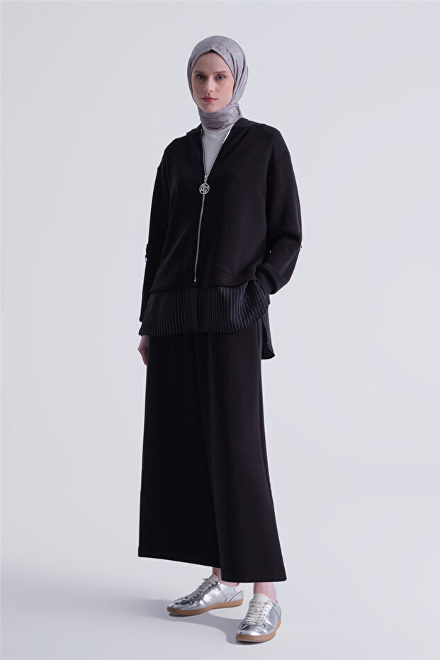 Mixli Örme Takım Siyah - 3