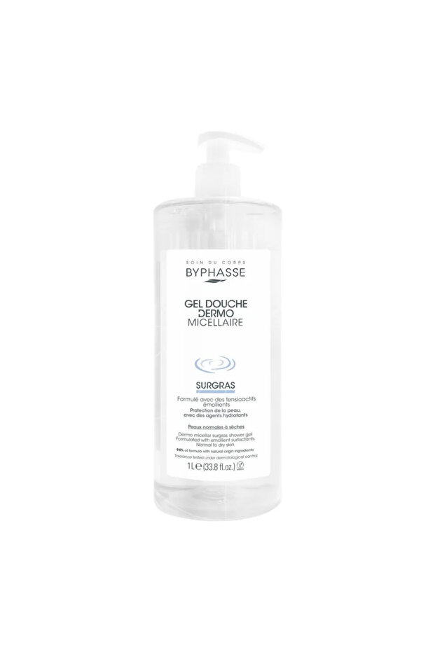 Dermo Micellar Surgras Super Fatted Shower Gel With Moisturizing Agent- 1Ltr