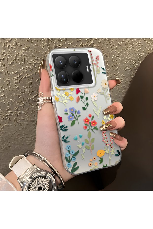 Mi 15t Pro Compatible Stylish Floral Scratch-Resistant Phone Case