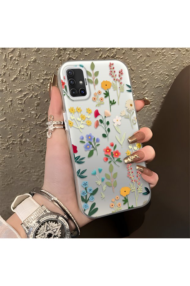 Samsung Galaxy A51 4g Compatible Stylish Floral Scratch Protection Phone Case