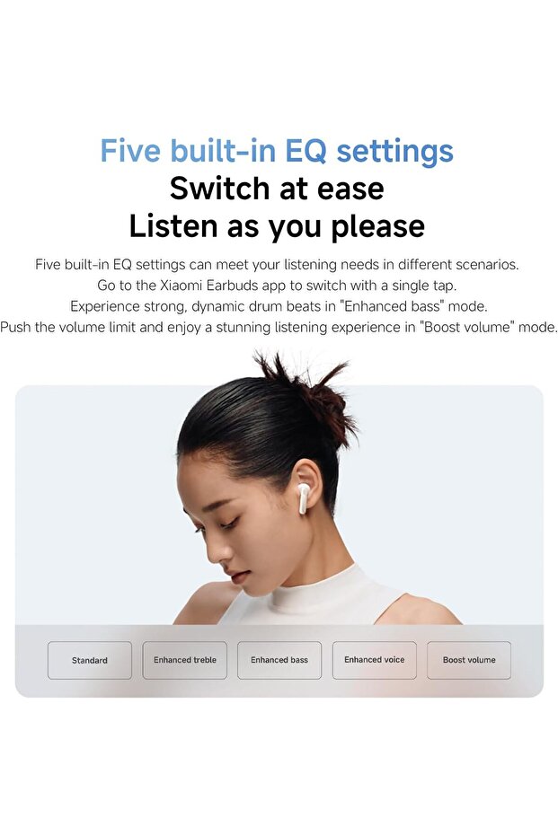 XIAOMI Redmi Buds 6 Active Wireless Earbuds - 6