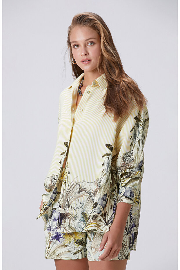 Sarı Yeşil Gömlek - 4